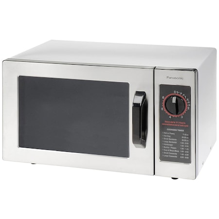 Panasonic Microwave Oven, 0.8 Cu. Ft. 1000 Watt, Dial Control, Commercial Unit NE-1025F